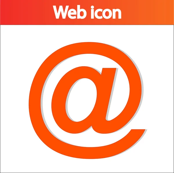 E-internet-ikonen — Stock vektor