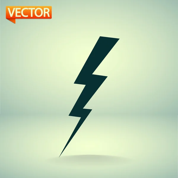 Lightning icon — Stock Vector