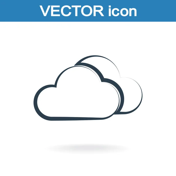 Pictogram van het web weer — Stockvector