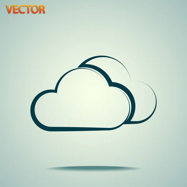 Cloud icon — Stock Vector