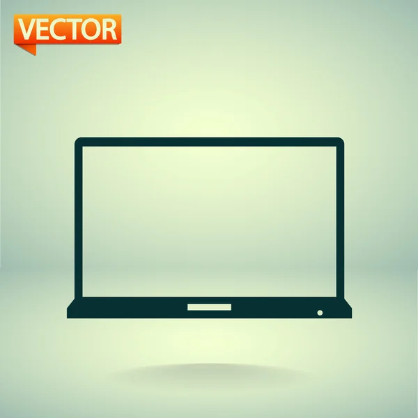 Design de ícone laptop — Vetor de Stock