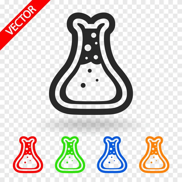 Ensemble d'icônes chimie — Image vectorielle
