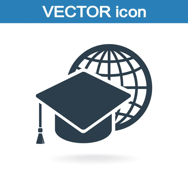 Icono de formación en Internet — Vector de stock