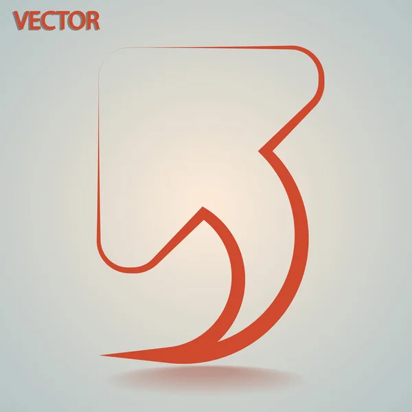 Deshacer icono, símbolo de flecha trasera — Vector de stock