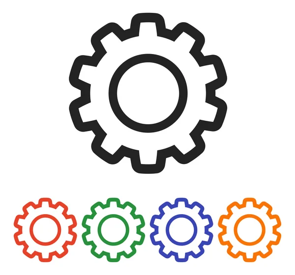 Gears icon — Stock Vector