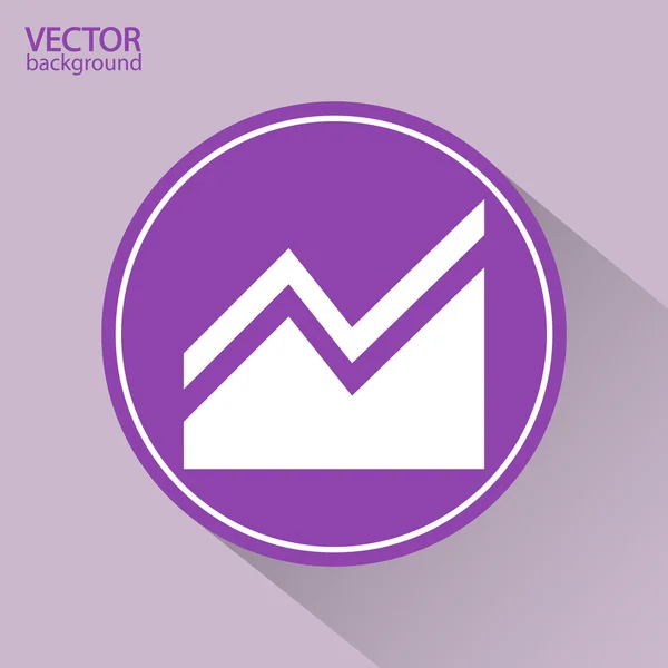 Ikona grafu — Stockový vektor