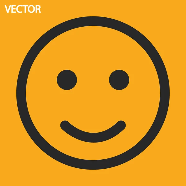 Icono de sonrisa — Vector de stock