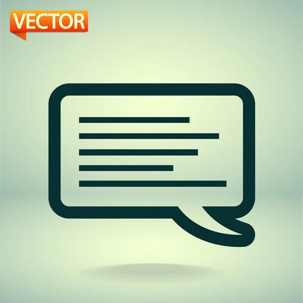 Icono de diálogo — Vector de stock