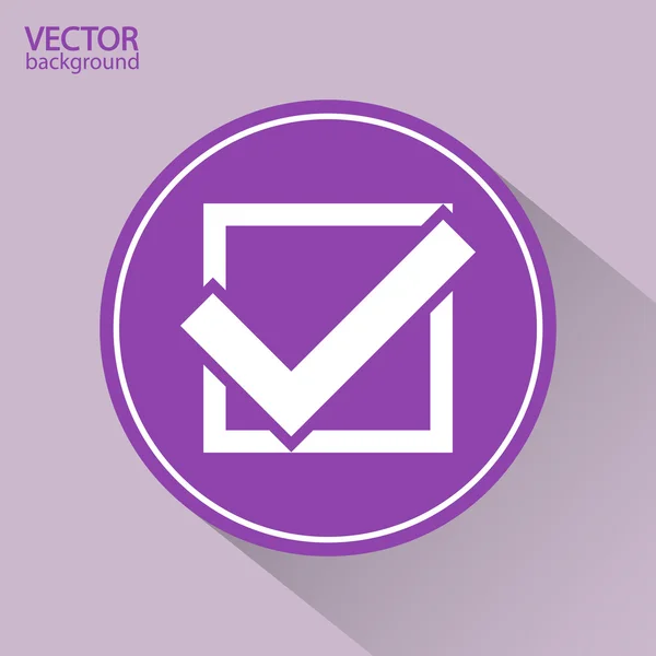 Confirm icons — Stock Vector