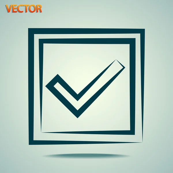 Confirmar iconos — Vector de stock