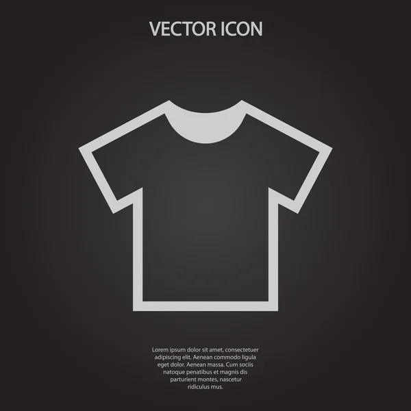 Camiseta icono icono — Vector de stock