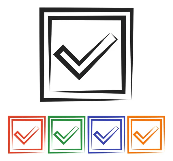 Marca de verificación — Vector de stock