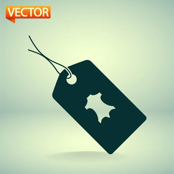 Etiqueta icono de diseño — Vector de stock