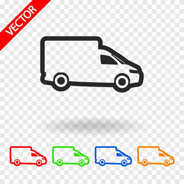 Vrachtwagen pictogram ontwerp — Stockvector