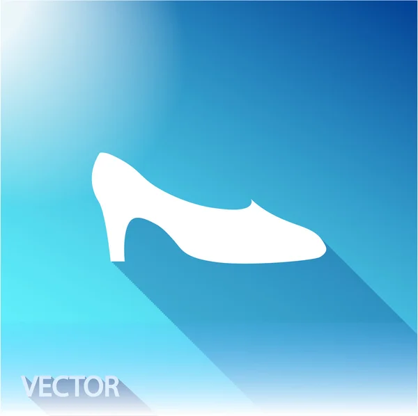 Pictograma pantofi pentru femei — Vector de stoc