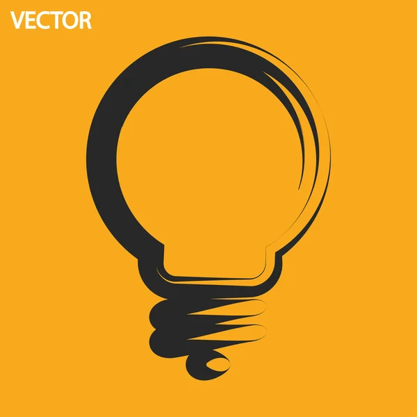 Light bulb icon — Stock Vector