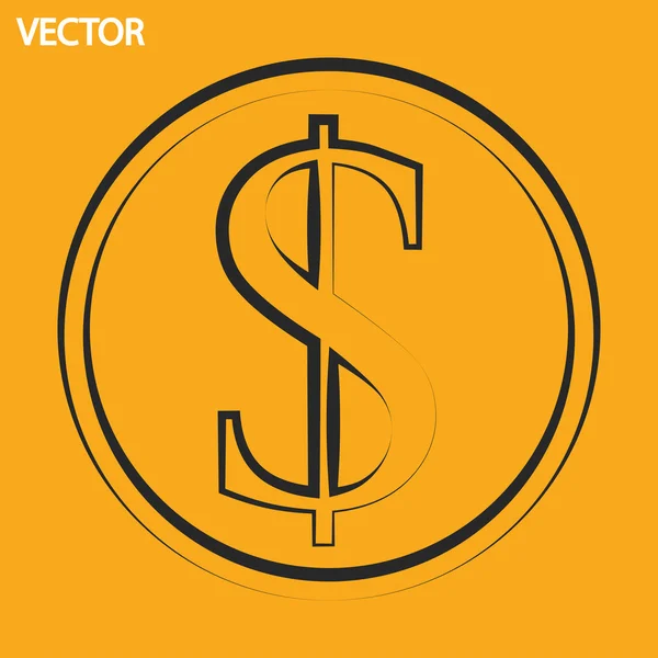 Geld Ikoon — Stockvector