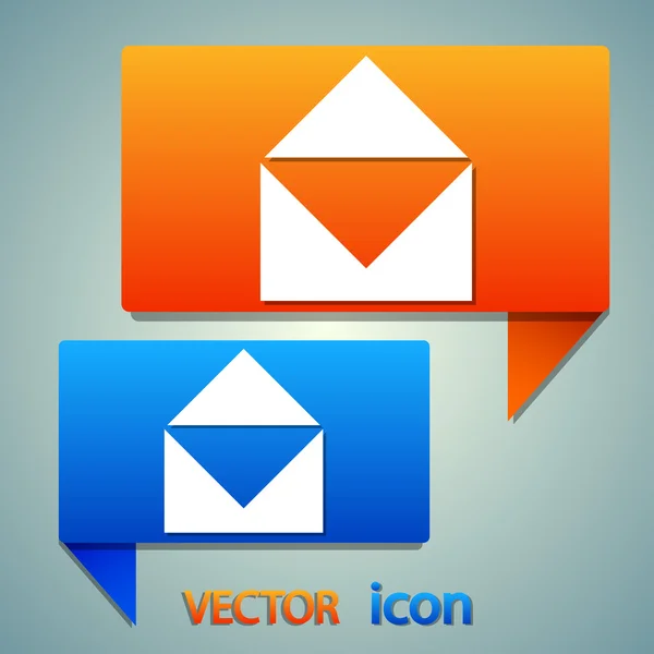 Pictogram envelop post — Stockvector