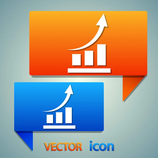 Infographic, chart icon — Stock Vector