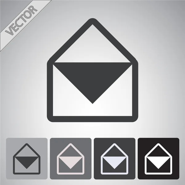 Sobre icono de correo — Vector de stock