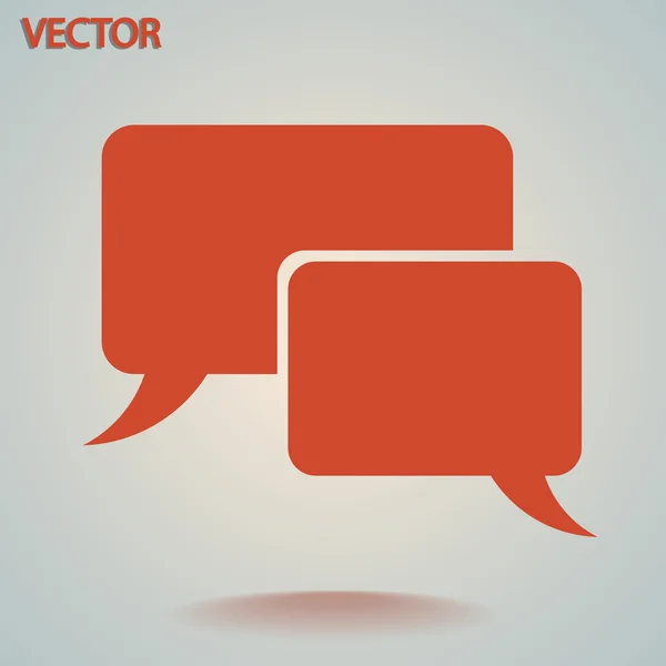 Icono de burbujas de habla cómica — Vector de stock