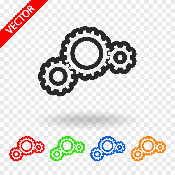 Gears icon — Stock Vector