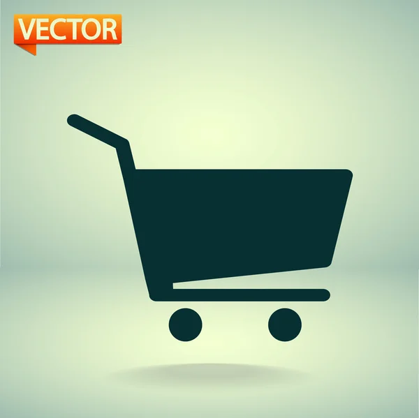 Shopping cart icon — Stock Vector