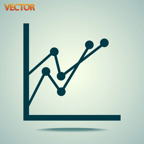 Ícone gráfico — Vetor de Stock