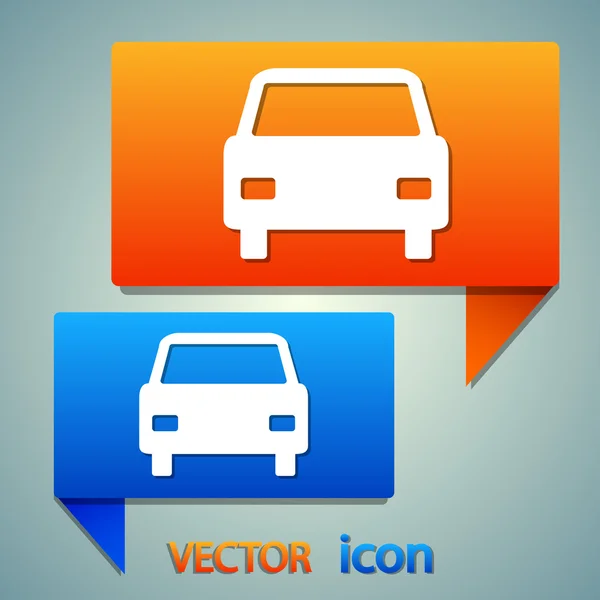 Diseño de icono de coche — Vector de stock