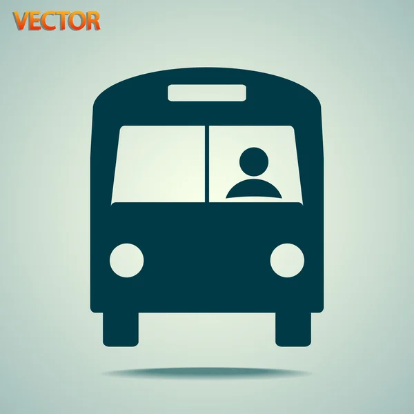 Ícone de autocarro — Vetor de Stock