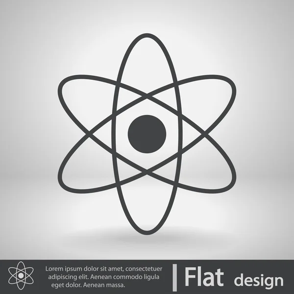 Ikone der abstrakten Physik — Stockvektor
