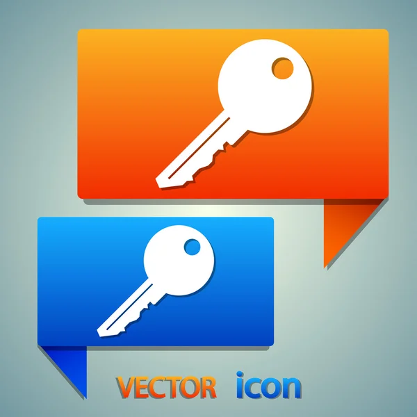 Key icon design — Stock Vector