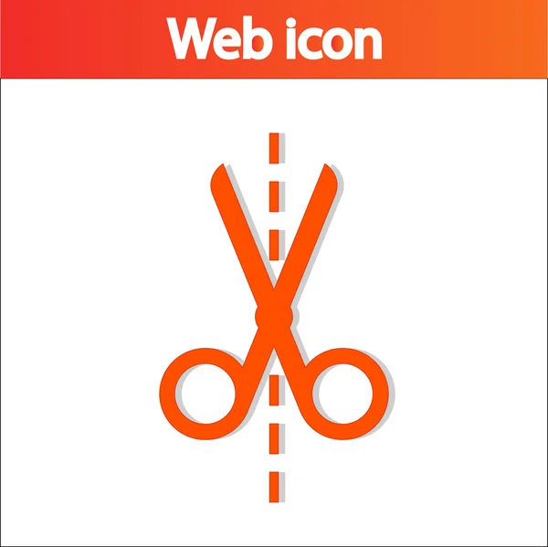 Scissors icon — Stock Vector