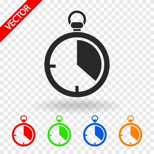 Stopwatch icon design — Stock Vector