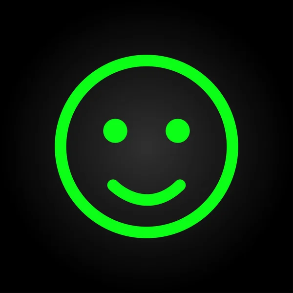Glimlach Icoon — Stockvector
