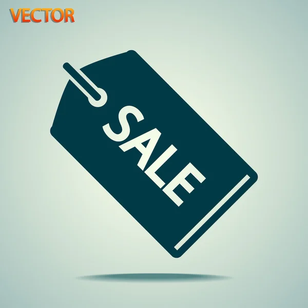 Verkoop labelpictogram — Stockvector