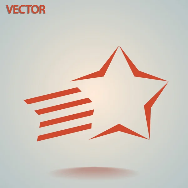 Star icon — Vector de stoc