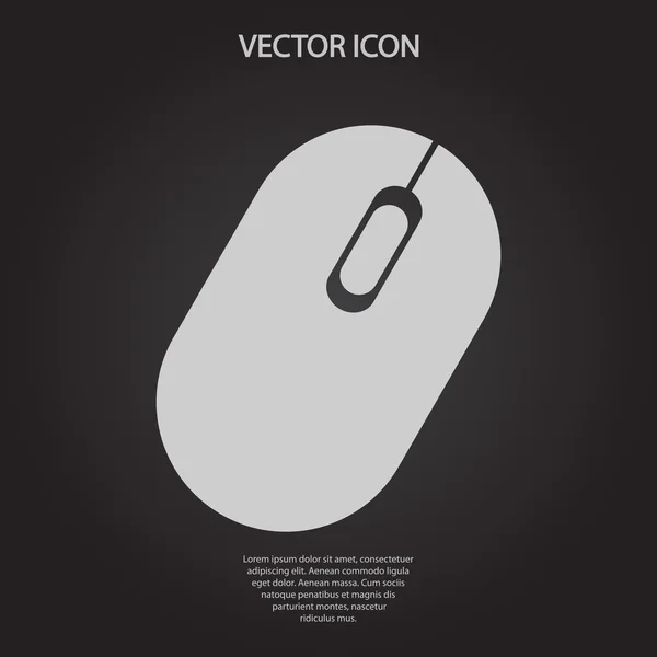 Ikon tetikus komputer - Stok Vektor