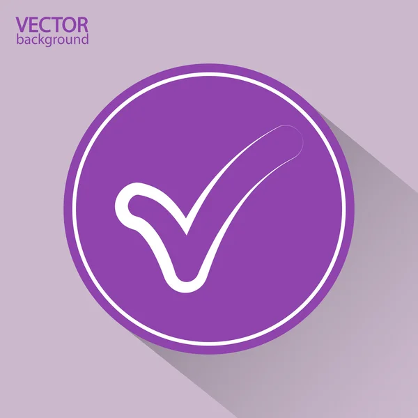 Confirmar ícones — Vetor de Stock