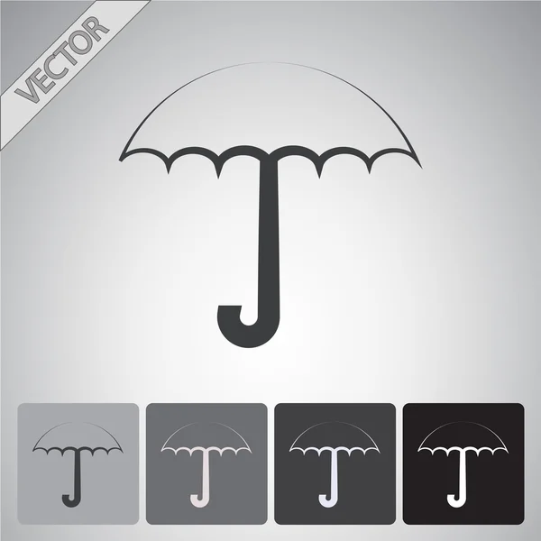 Paraguas icono de diseño — Vector de stock
