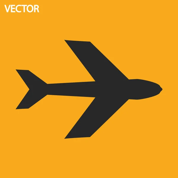 Icono del avión — Vector de stock