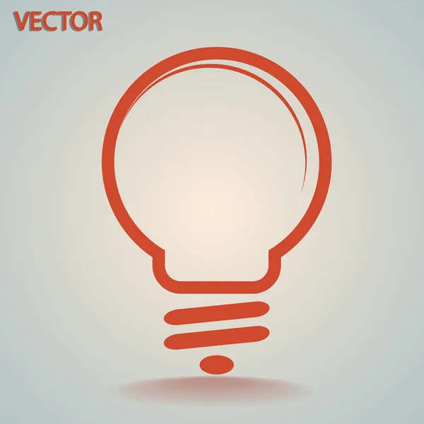 Light bulb icon — Stock Vector