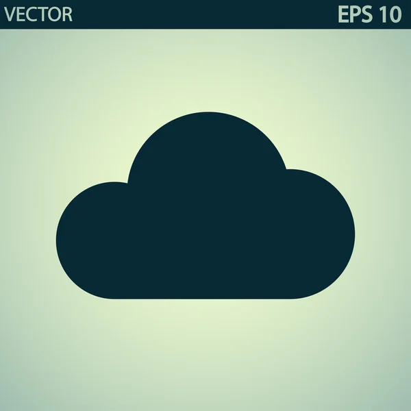 Icono de nube — Vector de stock