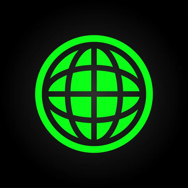 Ikona Globe — Stockový vektor