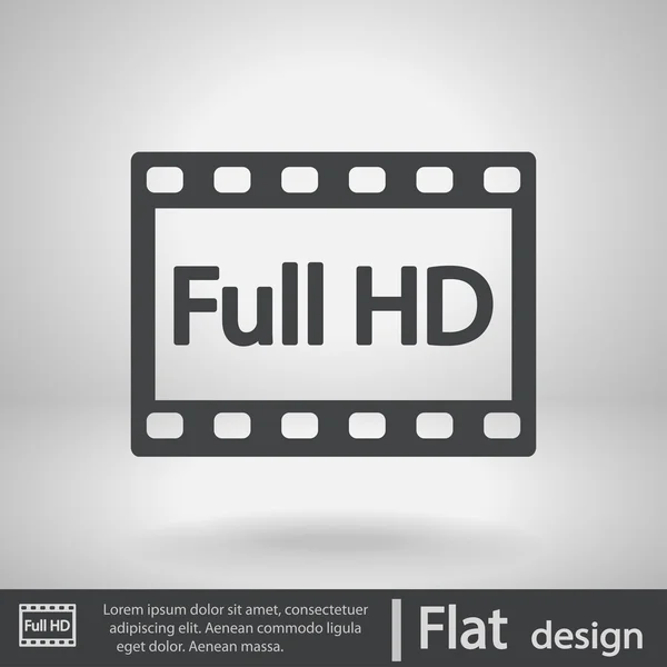 Film ikona designu — Wektor stockowy