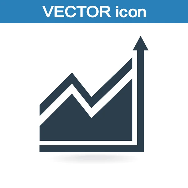 Icona del grafico — Vettoriale Stock