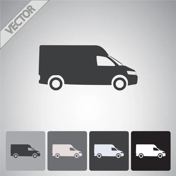 Vrachtwagen pictogram ontwerp — Stockvector