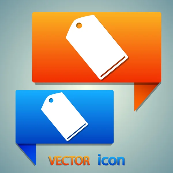 Tag icon design — Stock Vector