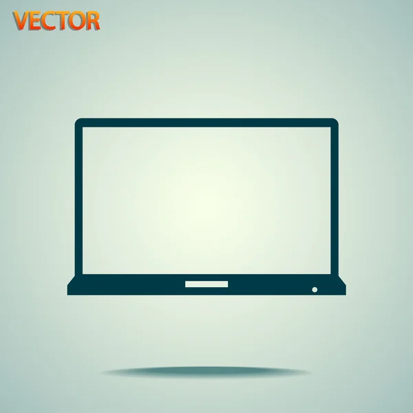 Laptop pictogram — Stockvector