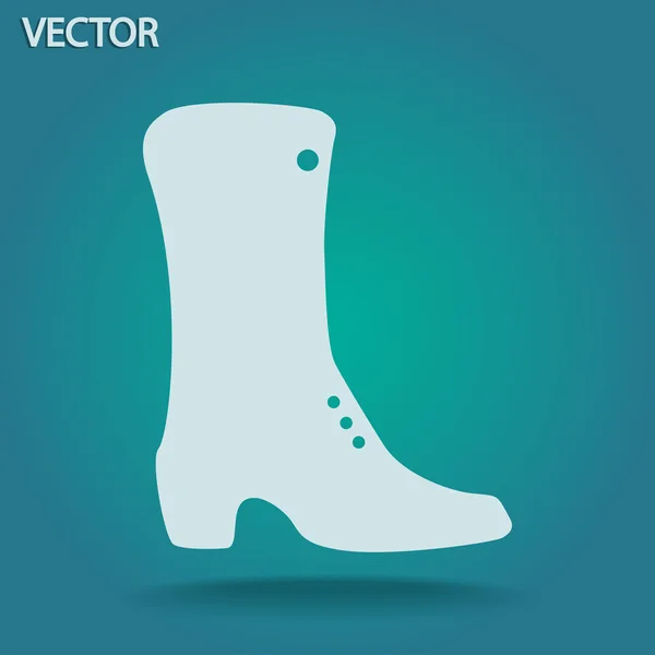 Zapatillas mujer icono — Vector de stock